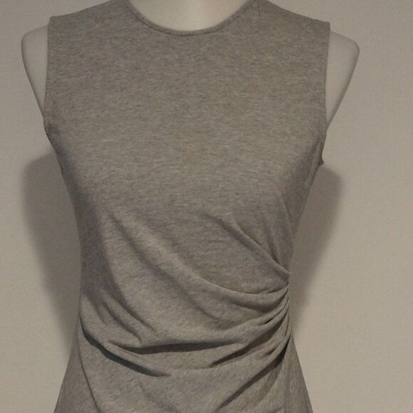 Theory Jovainna Ruched Grey‎ Dress - Size M - Picture 3 of 10